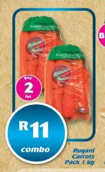 Cambridge Food Rugani Carrots Pack 1 kg offer