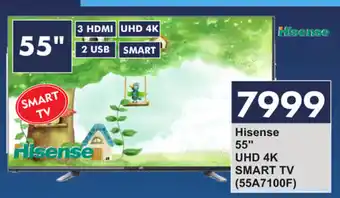 President Hyper Hisense - 55" UHD 4K Smart TV (55A7100F) offer
