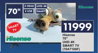 President Hyper Hisense - 70" UHD 4K Smart TV offer