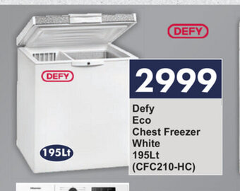 President Hyper Defy - Eco Chest Freezer White 195lt offer