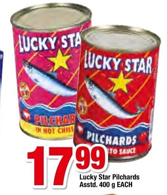 Lucky Star Pilchards Asstd. 400g each