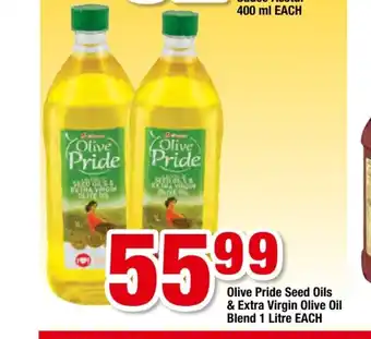 OK Foods Olive Pride Seed Oils & Extra Virgin Olive Oil Blend 1 Litre each offer