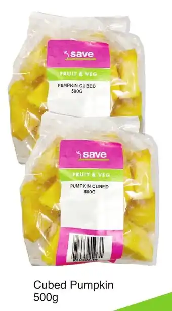 Cubed Pumpkin 500g