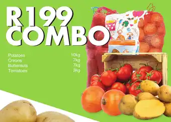 Save Hyper Potatoes 10kg, Onions 7kg, Butternuts 7kg, Tomatoes 3kg offer