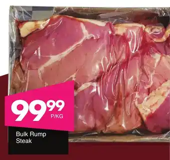 Save Hyper Bulk Rump Steak offer