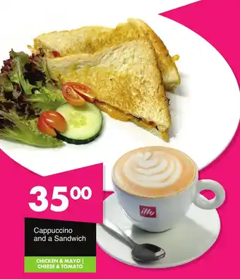 Save Hyper Cappuccino and a Sandwich offer