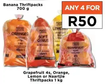 Food Lover's Market Grapefruit 4s, Orange, Lemon or Naartjie Thriftpacks 1kg offer