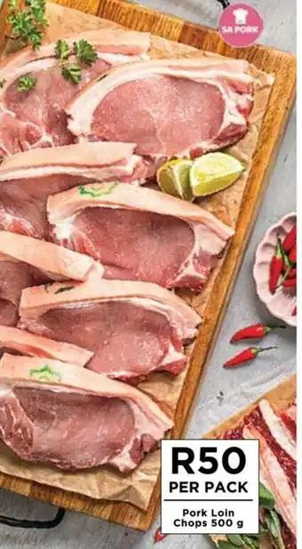 Food Lover's Market Pork Loin Chops 500g offer