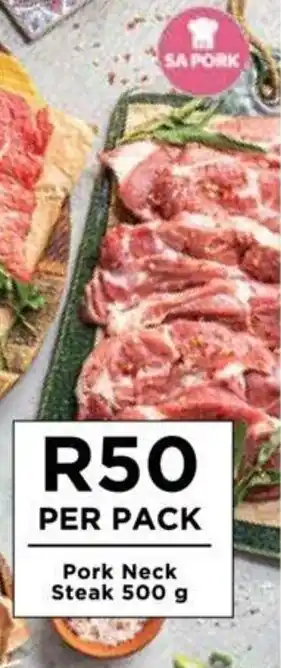 Food Lover's Market Pork Neck Steak 500g offer
