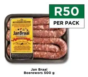 Food Lover's Market Jan Braai Boerewors 500g offer
