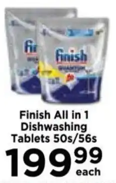 Finish All in 1 Dishwashing Tablets 50s/56s