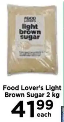 Food Lover's Market Food Lover's Light Brown Sugar 2kg offer