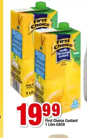 OK Foods First Choice Custard 1litre each offer