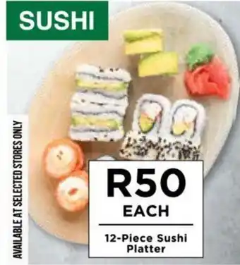 Food Lover's Market 12-Piece Sushi Platter offer