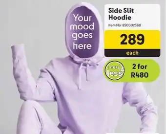 Makro Side Slit Hoodie offer