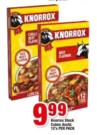 OK Foods Knorrox Stock Cubes Asstd 12's per kg offer