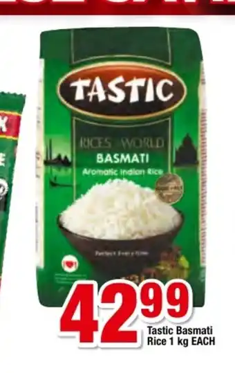 OK Foods Tastic Basmati Rice 1kg each offer