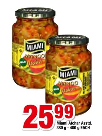 Miami Atchar Asstd 380g - 400g each