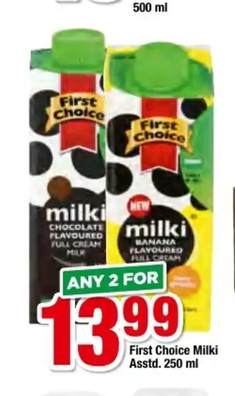 OK Foods First Choice Milki Asstd 250ml offer