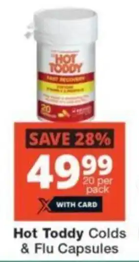 Hot Toddy Colds & Flu Capsules