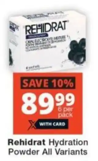 Checkers Hyper Rehidrat Hydration Powder All Variants offer