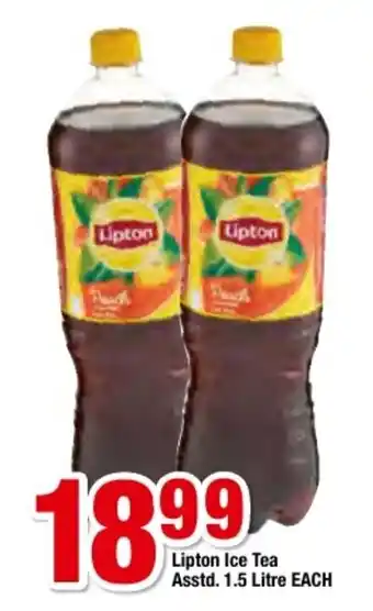 Lipton Ice Tea Asstd 1.5 L:itre each