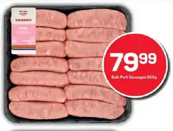 Pick n Pay Bulk Pork Sausages 900g offer