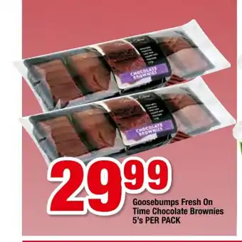 OK Foods Goosebumps Fresh On Time Chocolate Brownies 5's per pack offer