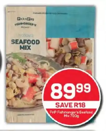 Pick n Pay PnP Fishmonger's Seafood Mix 700g offer