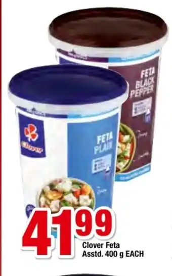OK Foods Clover Feta Asstd 400g each offer