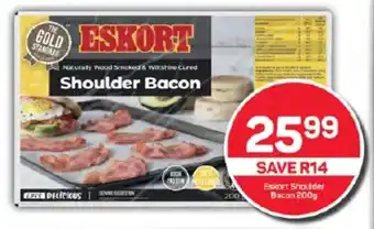 Pick n Pay Eskort Shoulder Bacon 200g offer