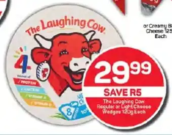 Pick n Pay The Laughing Cow Regular or Light Cheese Wedges 120g Each offer