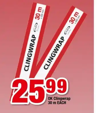 Ok Clingwrap 30m each