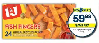 Pick n Pay I&.J Original Fish Fingers 600g offer