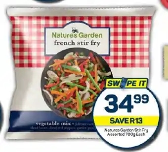 Pick n Pay Natures Garden Stir Fry Assorted 700g Each offer