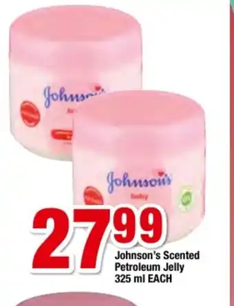 OK Foods Johnson's Scented Petroleum Jelly 325ml each offer