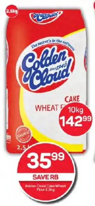 Pick n Pay Golden Cloud Cake Wheat Flour 2.5kg offer