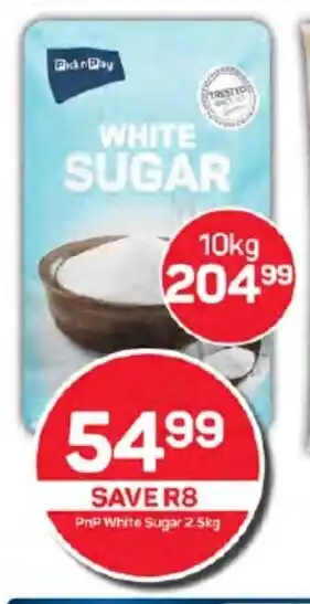 Pick n Pay PnP White Sugar 2.5kg offer