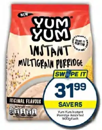 Pick n Pay Yum Yum Instant Porridge Assorted 900g Each offer