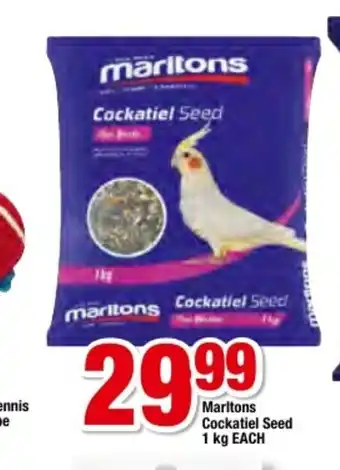OK Foods Marltons Cockatiel Seed 1kg each offer