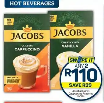 Pick n Pay Jacobs instant Cappuccino Assorted 8/10s offer