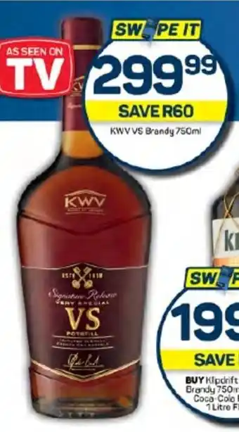 Pick n Pay KWV VS Brandy 750ml offer