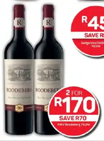 Pick n Pay KWV Roodeberg 750ml offer