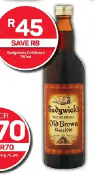 Pick n Pay Sedgwicks Old Brown 750ml offer