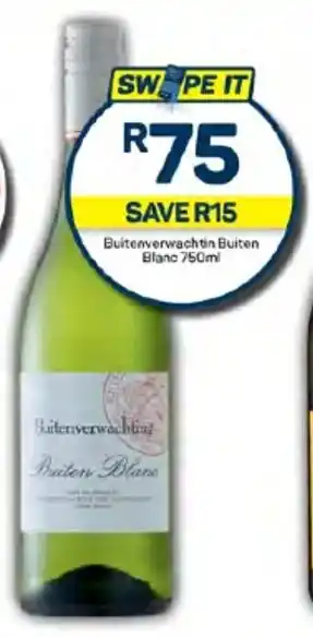 Pick n Pay Buitenverwachtin Buiten Blanc 750ml offer