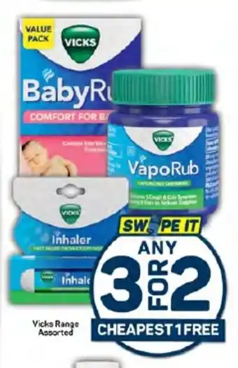 Pick n Pay Vicks Range Assorted offer