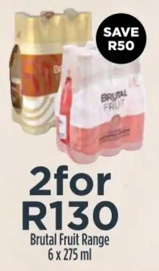 Brutal Fruit Range 6 x 275ml