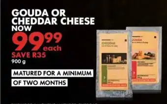 Woolworths Gouda or Cheddar Cheese offer
