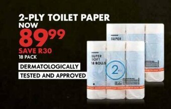 Woolworths 2-Ply Toilet Paper offer
