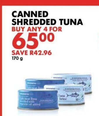 Woolworths Canned Shredded Tuna offer